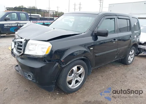 2014 Honda Pilot Ex-L from USA, damaged, VIN 5FNYF3H57EB014232